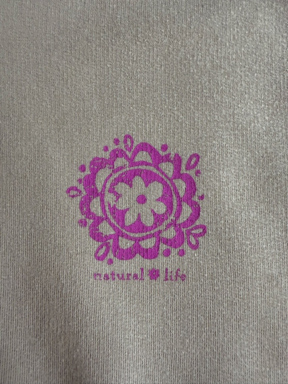 Natural Life ‘Do Good Things’ Beige Colorful Graphic Hoodie - Picture 4 of 9
